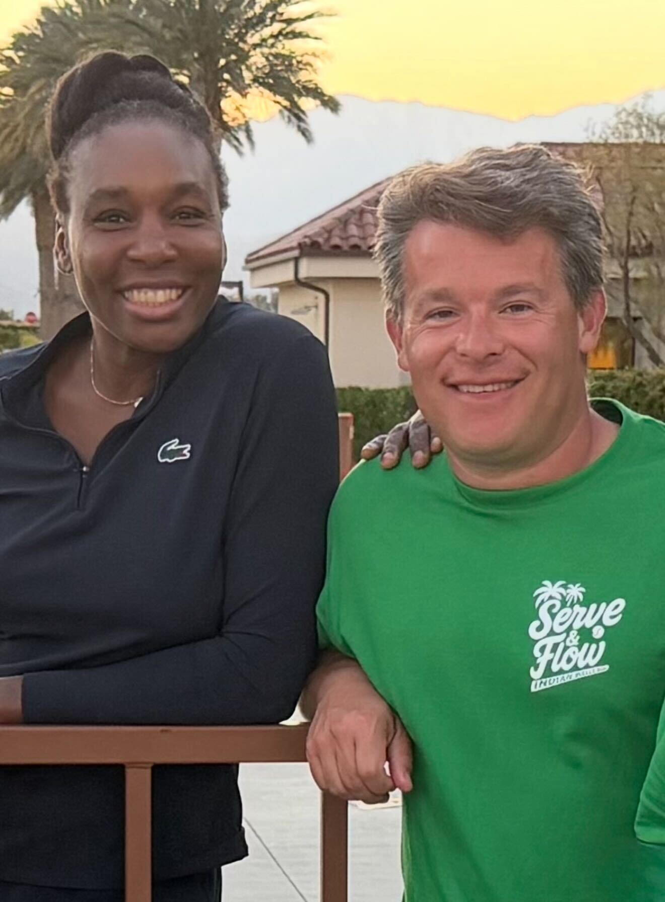 Jason Siegel with Venus Williams