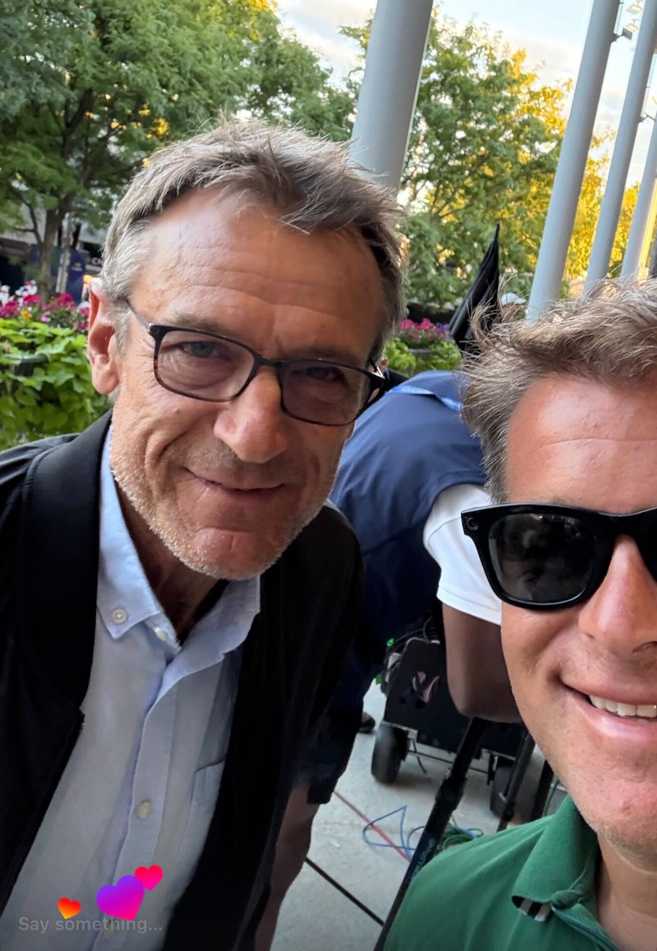 Jason Siegel with Mats Wilander